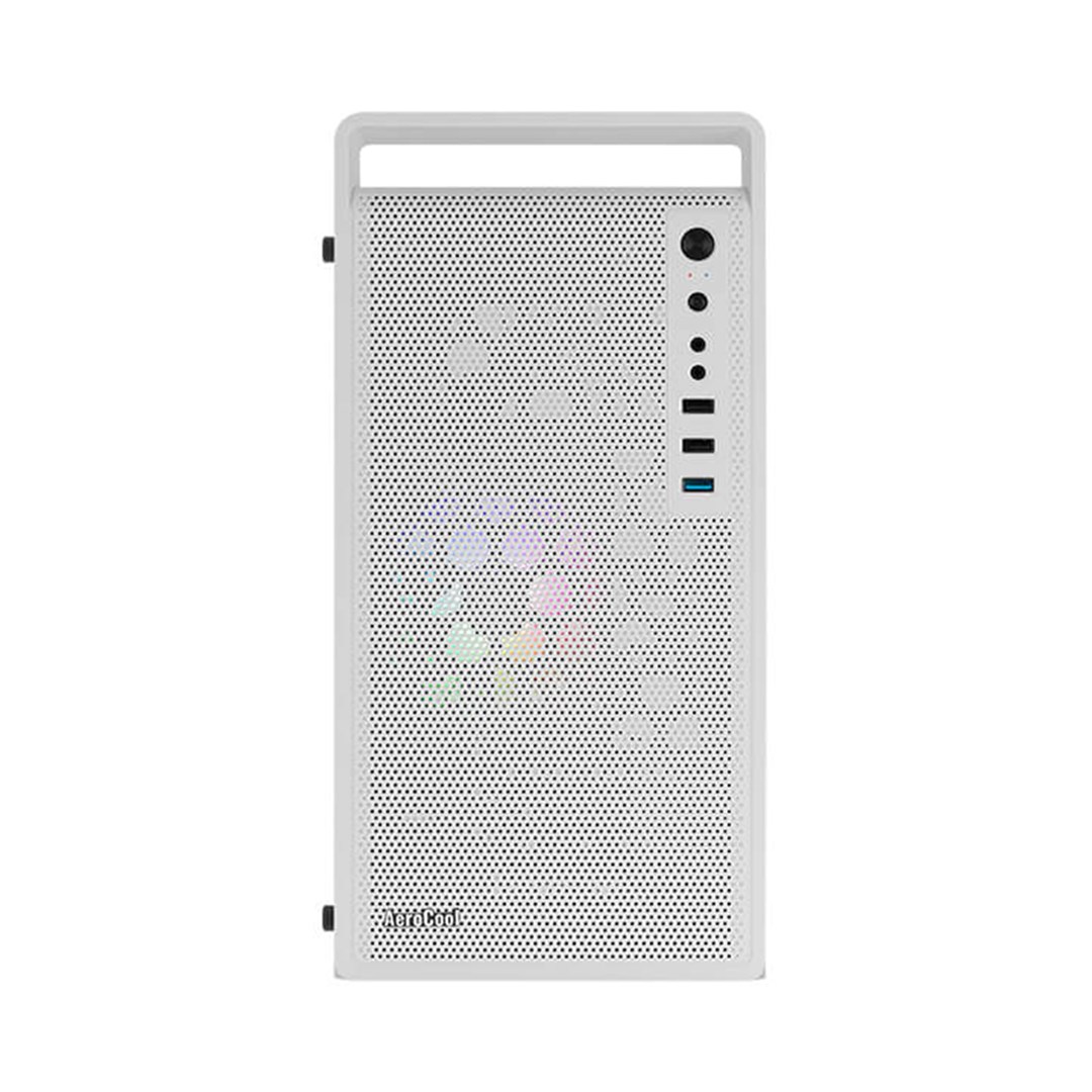 Obudowa AEROCOOL PGS CS-109-G-BK-v1 FRGB biała - obrazek 2