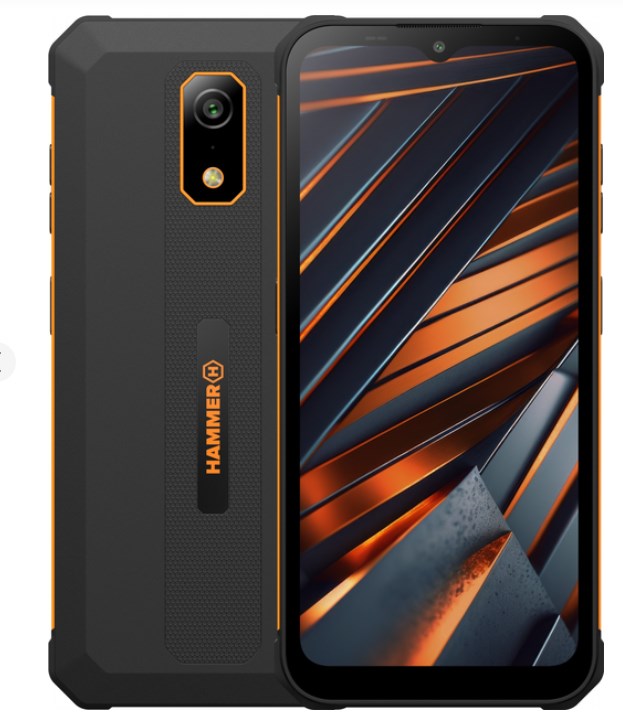 Telefon żelazo młotkowe Va Pomarańczowo-czarny 64GB