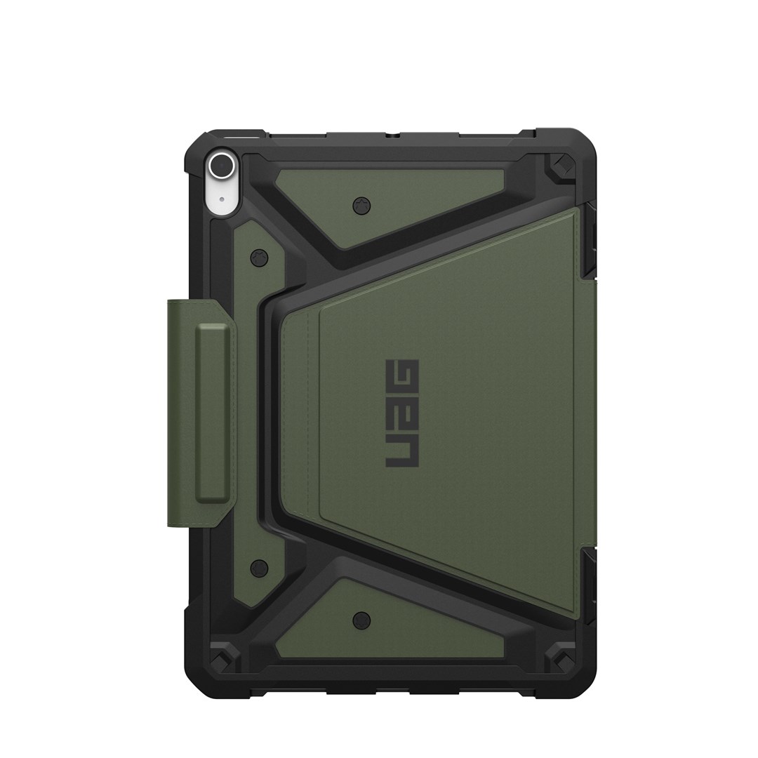 Urban Armor Gear UAG - Etui z klapką do tabletu - Odporne - Poliuretan (PU) - Oliwkowe - do Apple 11-calowy iPad Air M2 Wi-Fi, M2 Wi-Fi + Cellular, M3 Wi-Fi, M3 Wi-Fi + Cellular