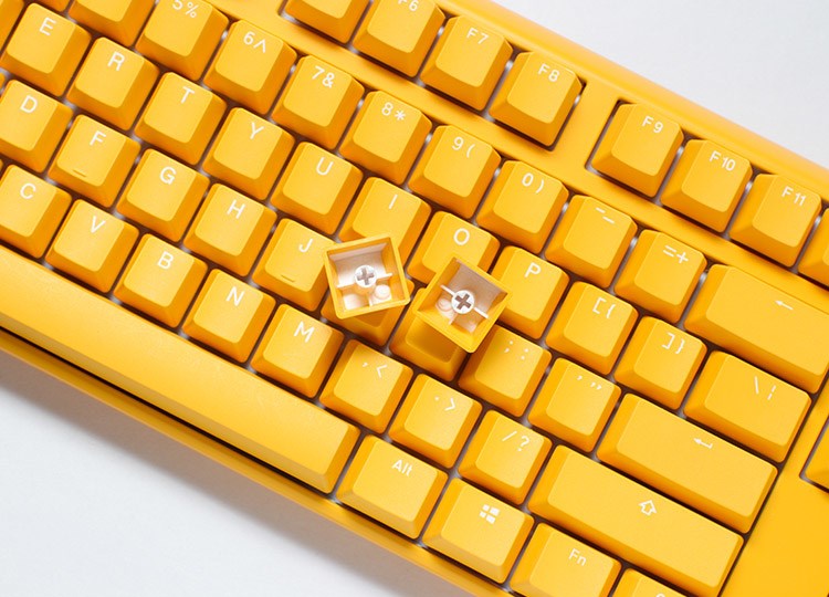 Klawiatura Ducky One 3 Gaming USB QWERTY angielski żółty - obrazek 2
