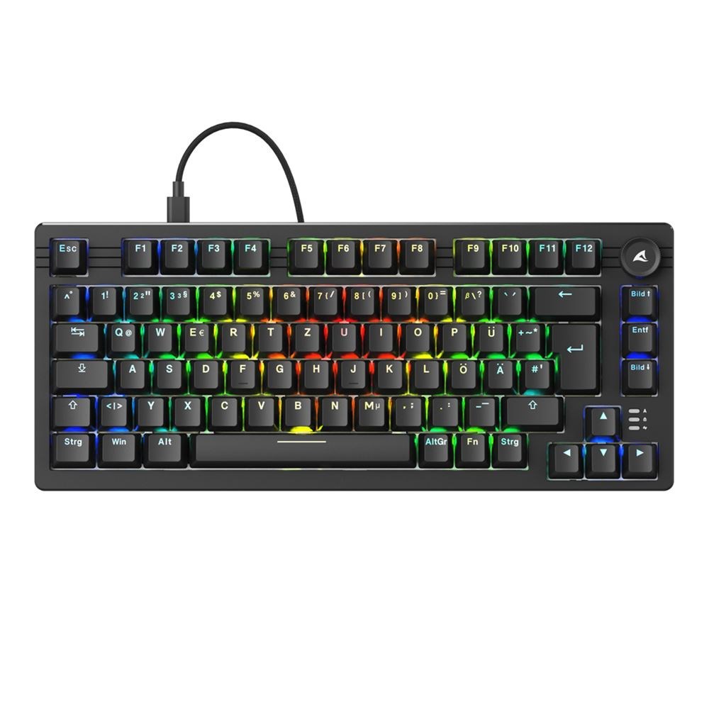 Klawiatura Sharkoon Gaming Tastatur Skiller SGK25 schwarz DE - obrazek 2