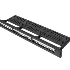 Patch panel Lanberg PPKS-1124-B (1U; 19")