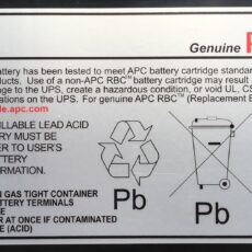 APC Replacement Battery Cartridge #48