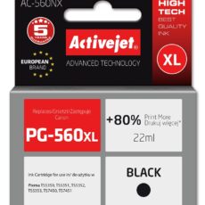 Activejet AC-560NX Tusz (zamiennik Canon PG-560XL; Supreme; 22 ml; czarny)