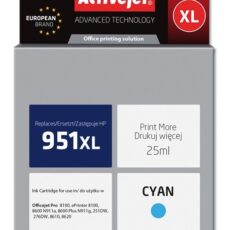 Activejet AH-951CRX Tusz (zamiennik HP 951XL CN046AE; Premium; 25 ml; niebieski)