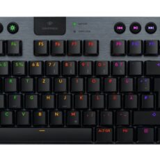 Logitech G G915 X Lightspeed klawiatura Gaming USB + RF Wireless + Bluetooth QWERTY Amerykański międzynarodowy Czarny