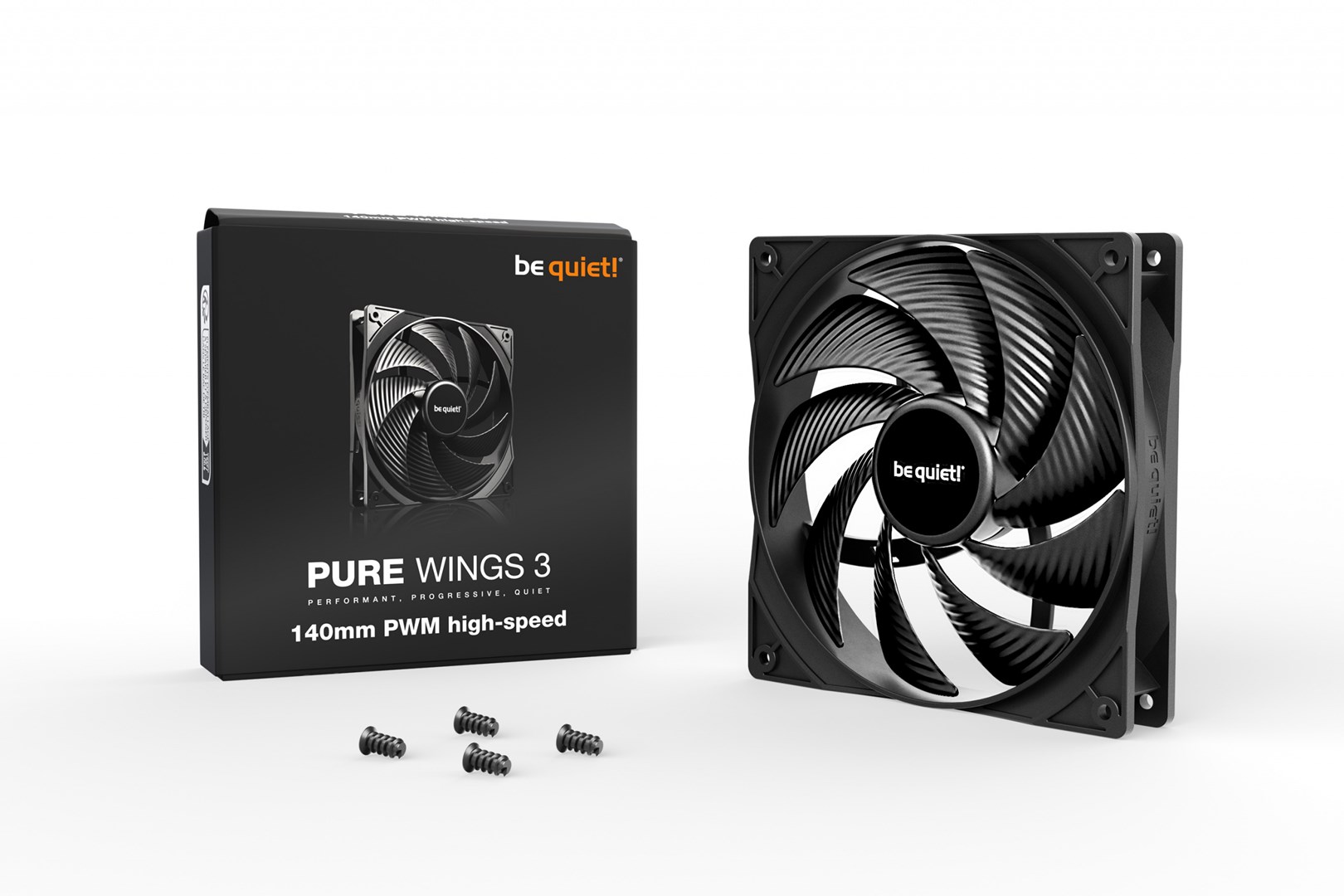Wentylator BE QUIET! PURE WINGS 3 140mm PWM high-speed - obrazek 2