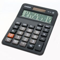 Casio Kalkulator biurowy Mx-12B, 12-cyfrowy,106,5x147mm, czarny