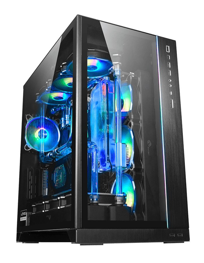 OBUDOWA Lian Li O11Dynamic XL (ROG Certified) Czarn (WYPRZEDAŻ) - obrazek 2