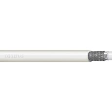 Kabel koncentryczny DIGITUS RG-6, 75 Ohm, ekran (2x folia +oplot 77%), Eca, PVC, 100m, biały