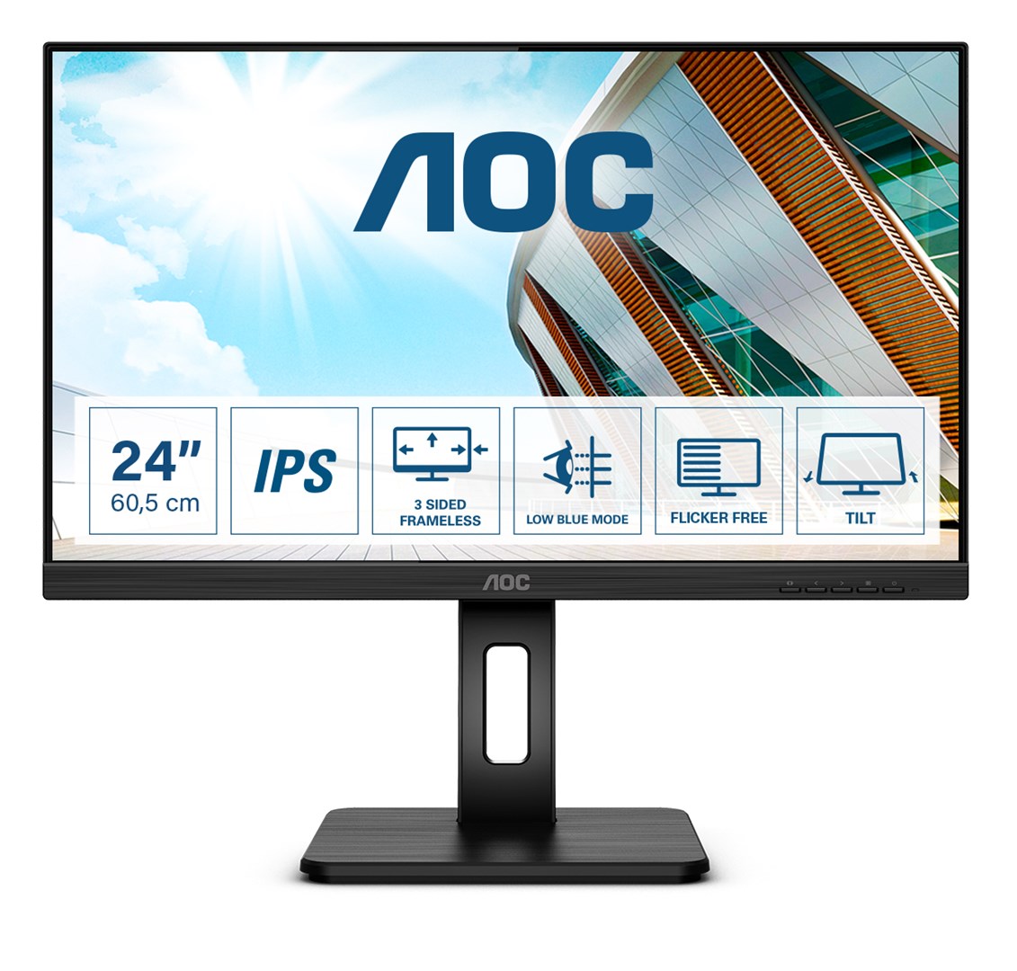 MONITOR AOC LED 24" 24P2Q
