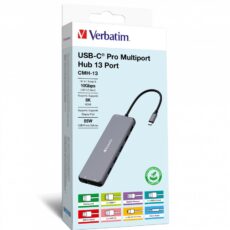 Stacja/replikator Verbatim CMH-13 USB-C (32153)