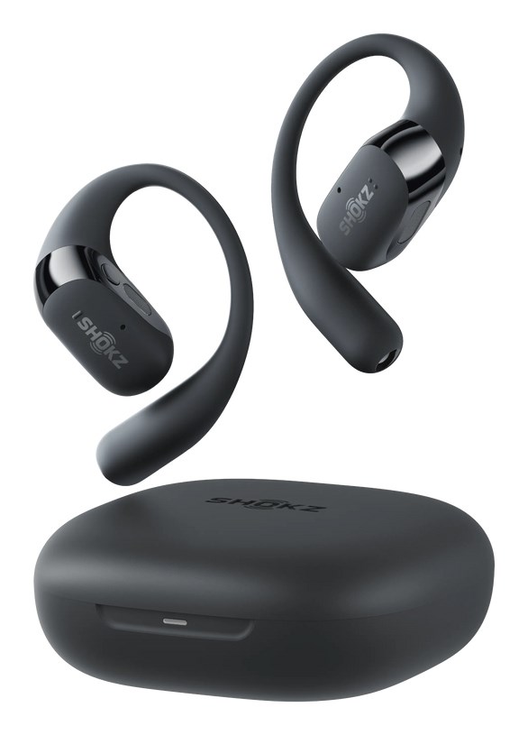 Słuchawki bezprzewodowe Shokz OpenFit 2 Black - obrazek 2