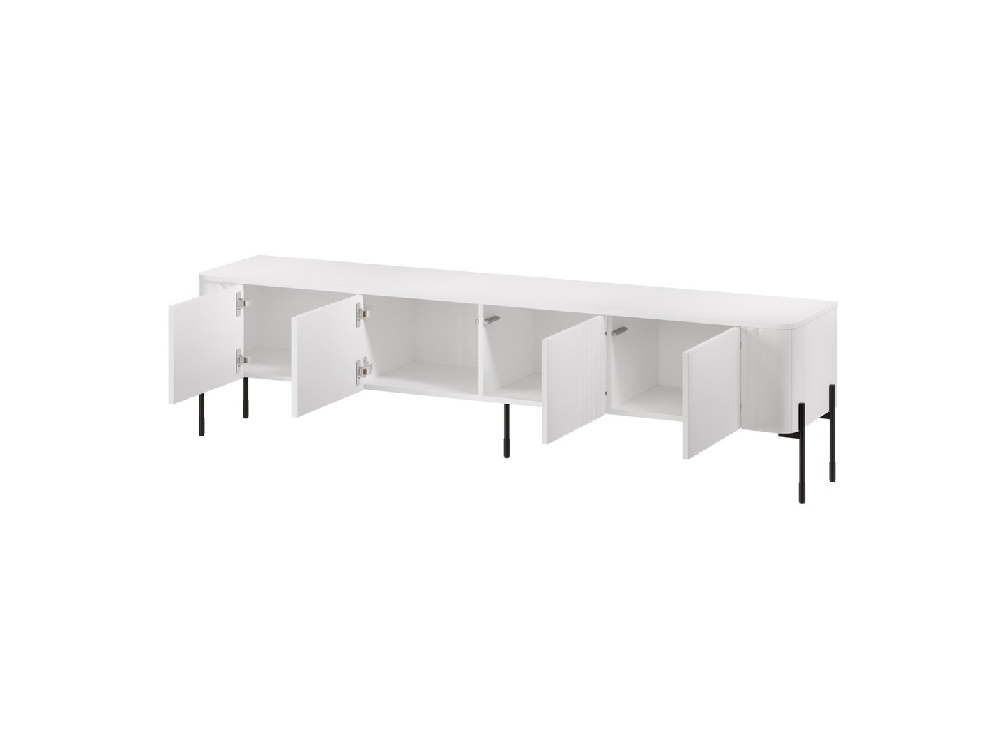 Szafka RTV VERA 190x40x50 biały mat - obrazek 2