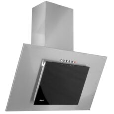 Okap kominowy AKPO WK-4 NERO ECO 50 SZARY / CZARNA SZYBA