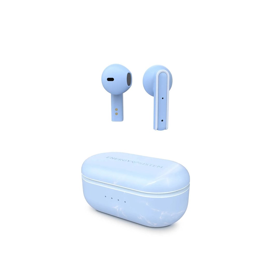 Energy Sistem Senshi Eco Zestaw słuchawkowy True Wireless Stereo (TWS) Douszny Połączenia/Muzyka/Sport/Codzienność Bluetooth Jasny Niebieski
