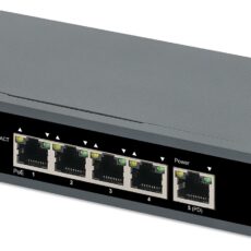 Switch Gigabit 5x PoE Passthrough zasilany PoE lub AC, 95W