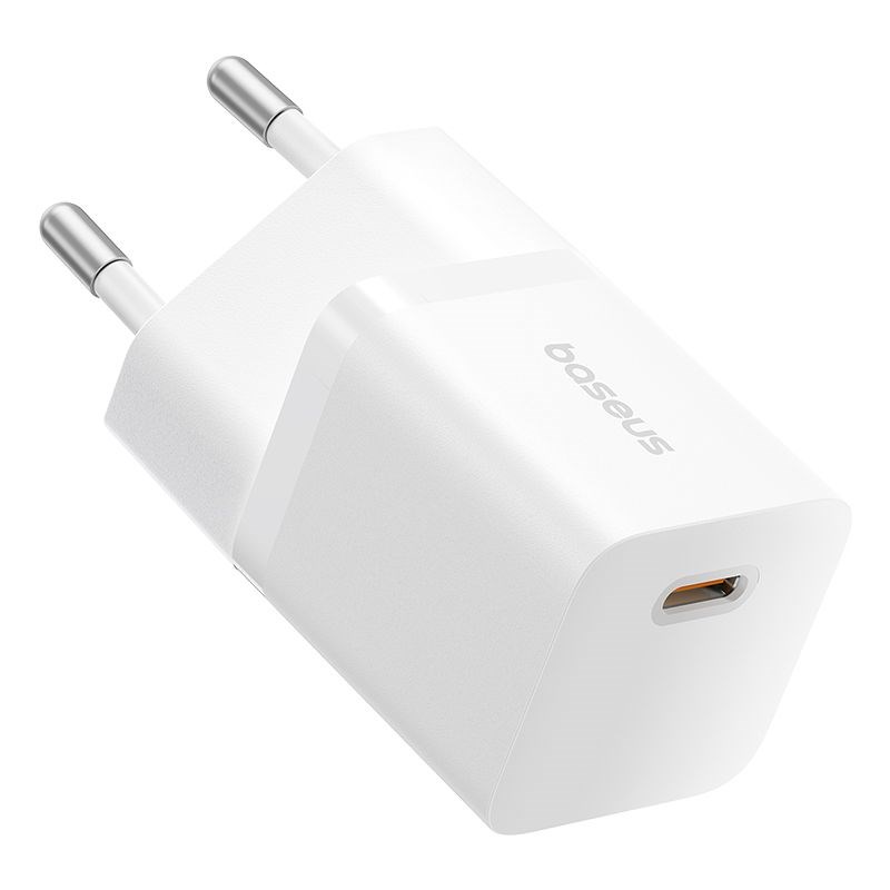 Ładowarka sieciowa Baseus GaN5 1C 25W EU (biały) - obrazek 2