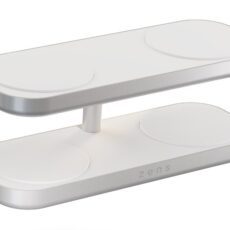 Bezprzewodowa ładowarka Zens Aluminium Series Quattro Pro 4 z zasilaczem 65 W 4x 15W Qi2 biały ZEQC01W/00