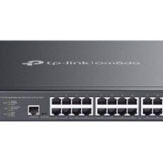 TP-Link Omada SG3428XMPP łącza sieciowe Zarządzany L2+ Gigabit Ethernet (10/100/1000) Obsługa PoE 1U Czarny