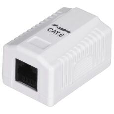 Gniazdo natynkowe Lanberg OU6-0001-W (RJ-45; kat. 6; UTP; kolor biały)