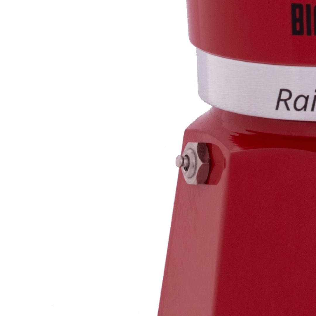 Bialetti kawiarka Rainbow 1tz czerwona - obrazek 2