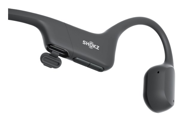 Słuchawki bezprzewodowe kostne Shokz OpenRun Mini USB-C Czarne - obrazek 2