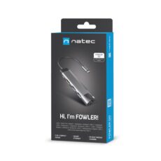 NATEC MULTIPORT FOWLER GO USB-C -> HUB USB 3.0 X2, HDMI 4K, USB-C PD, RJ45 NMP-1985