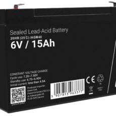 GREEN CELL AKUMULATOR ŻELOWY AGM40 6V 15AH