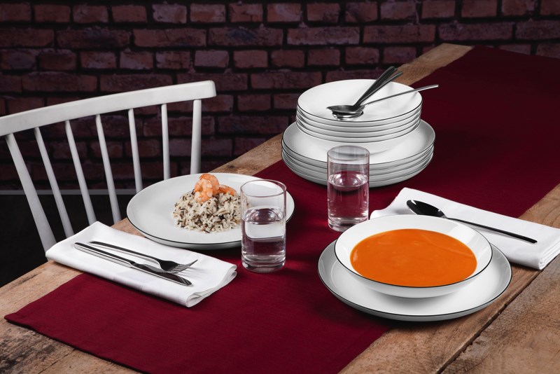 Seltmann Weiden Lido Okrągły Porcelana Biały 12 szt. - obrazek 2