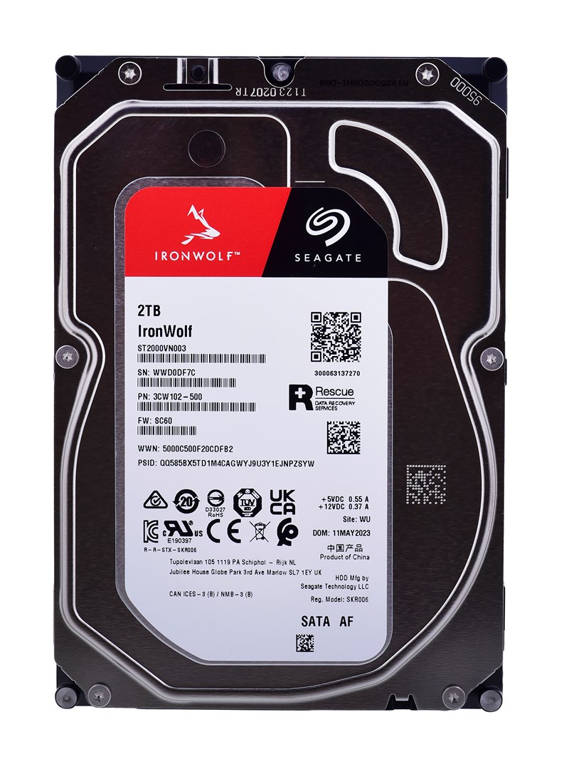 Dysk twardy HDD Seagate IronWolf 2TB 3,5" SATA ST2000VN003 - obrazek 2