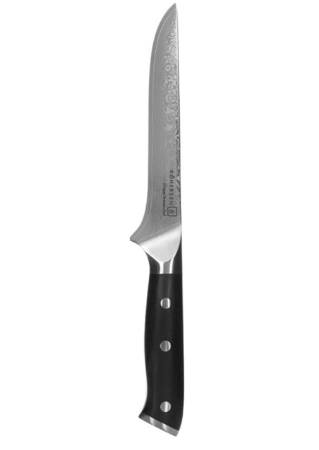 Nóż do trybowania Boning Kohersen Elegance Ebony Wood 15,2cm - obrazek 2