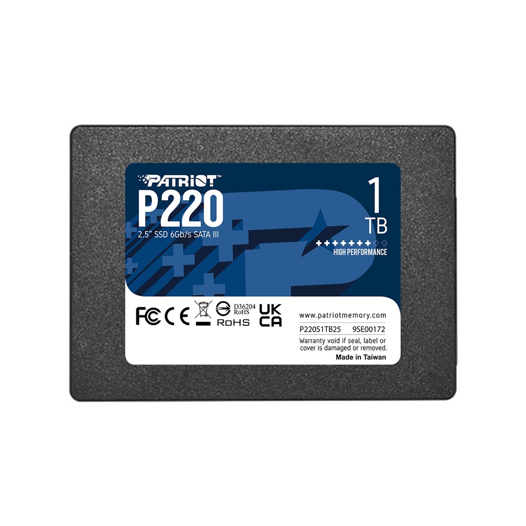 SSD PATRIOT P220 1TB SATA 2,5" - obrazek 2