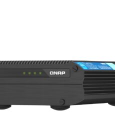 Qnap TS-i410X-8G, Desktop,  4 x 2.5" SATA SSD , Intel Atom x6425E 4C/4T, onboard 8GB (not expandable), 10 x 2.5GbE, External adapter (PSU)