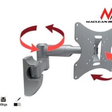 Uchwyt ścienny do monitora Maclean MC-503S (Obrotowy, ścienne, Uchylny; 23" - 42"; max. 30kg)