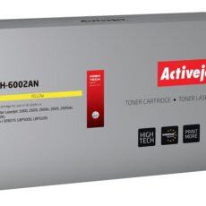 Activejet ATH-6002AN Toner (zamiennik HP 124A Q6002A, Canon CRG-707Y; Premium; 2000 stron; żółty)