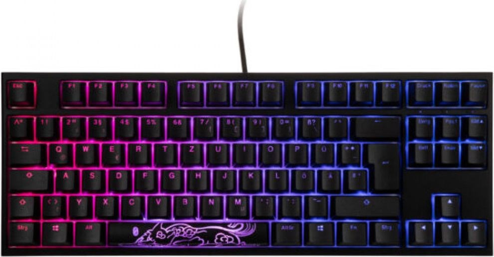 Ducky One 2 RGB TKL klawiatura Gaming USB Niemiecki Czarny