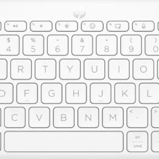 Klawiatura HP 350 Compact Multi-Device Bluetooth Keyboard bezprzewodowa biała 692T0AA