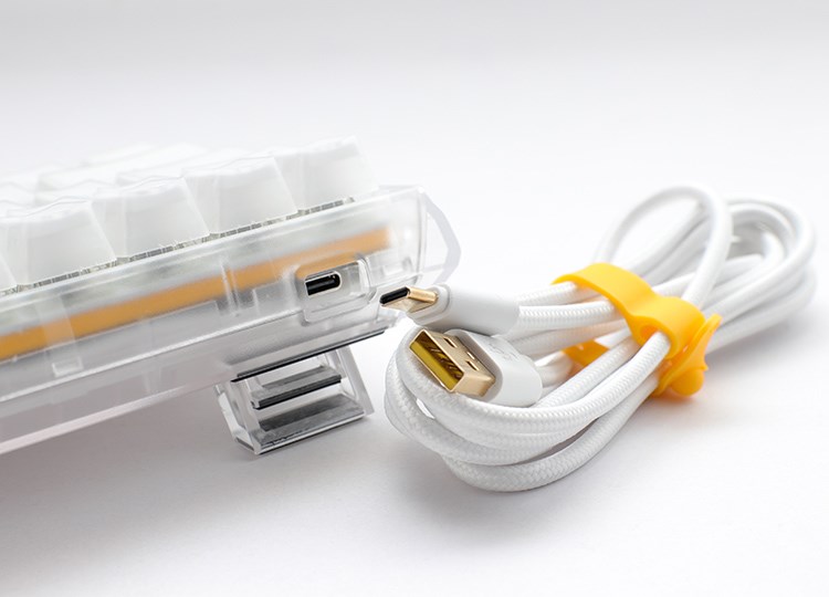 Ducky One 3 Mini klawiatura Gaming USB Biały - obrazek 2