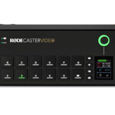 Studio produkcji podcastów RODECaster Video kontroler studyjny