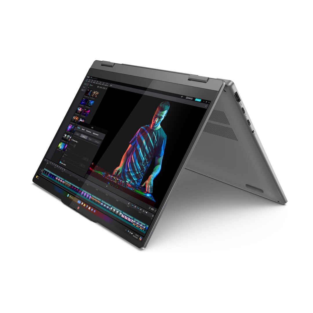 Lenovo IdeaPad 5 2-in-1 14Q8X9 Snapdragon X Plus X1P-42-100 14" WUXGA OLED 400nits Glossy 60Hz Touch 16GB LPDDR5x-8448 SSD512 Qualcomm Adreno GPU 57Wh W11Pro Luna Grey
