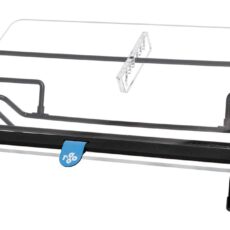 R-Go Tools Uchwyt na dokumenty R-Go Flex Read, ergonomiczny, z miękką piankową podpórką pod nadgarstek, przezroczysty akryl