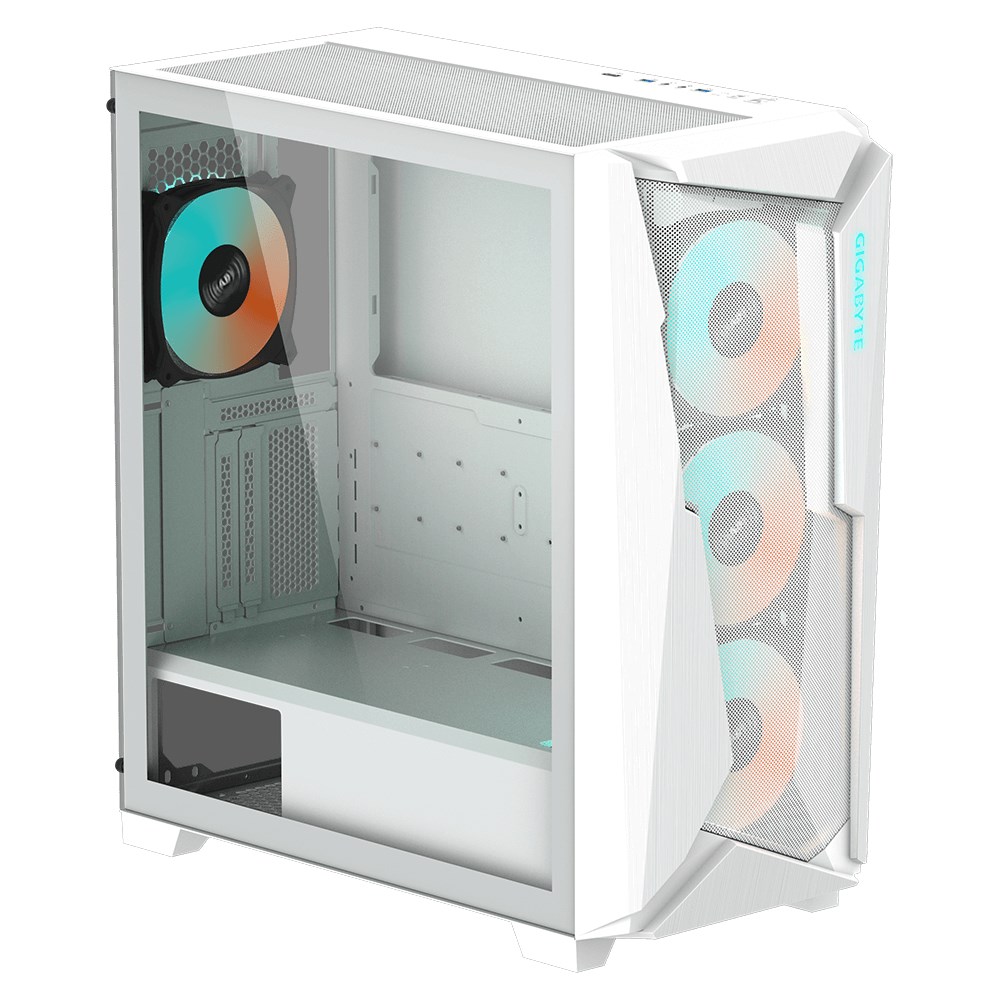 Gigabyte case C301 SZKŁO BIAŁE, ATX, Mid Tower, białe - obrazek 2