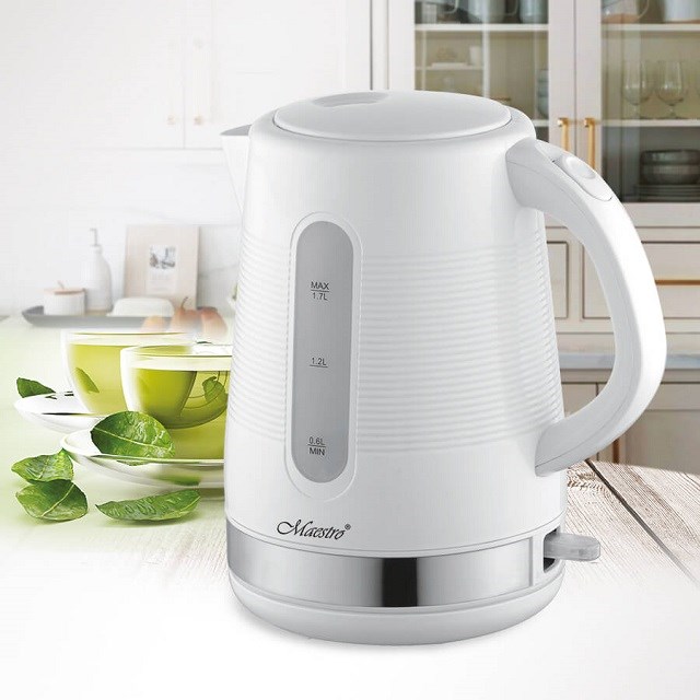 Czajnik elektryczny MAESTRO 1,7l  MR-035-WHITE - obrazek 2