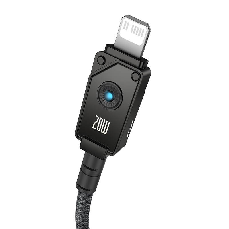 Kabel Baseus Unbreakable USB C-IP 20W 2m (czarny) - obrazek 2