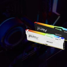 KINGSTON DDR5 32GB 6000MT/s CL30 DIMM FURY Beast White RGB XMP