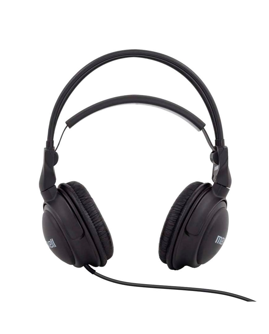 MAXELL HOME STUDIO Słuchawki Headphones czarne, idealne do domowego studia - obrazek 2
