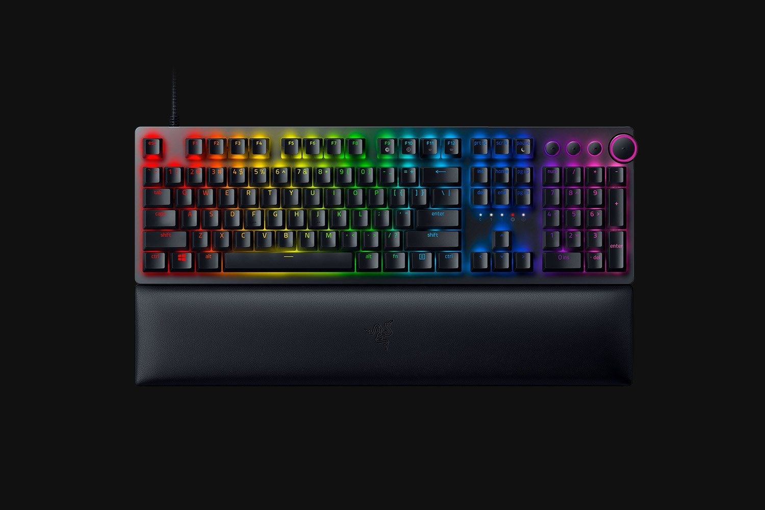 Razer Huntsman V2 klawiatura Gaming USB QWERTY US English Czarny - obrazek 2