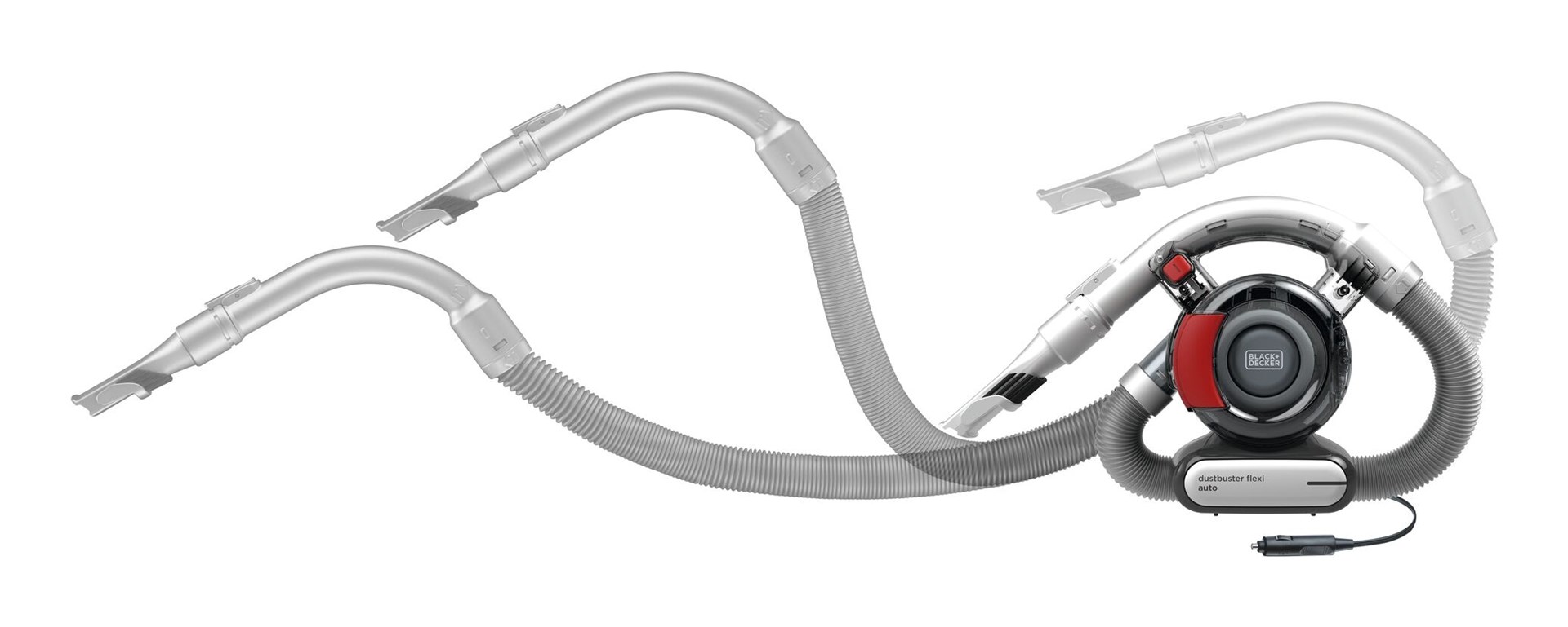 Odkurzacz samochodowy BLACK+DECKER PD1200AV (kolor szary) - obrazek 2