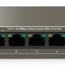 Switch PoE Tenda TEF1105P-4-63W (5x 10/100Mbps)